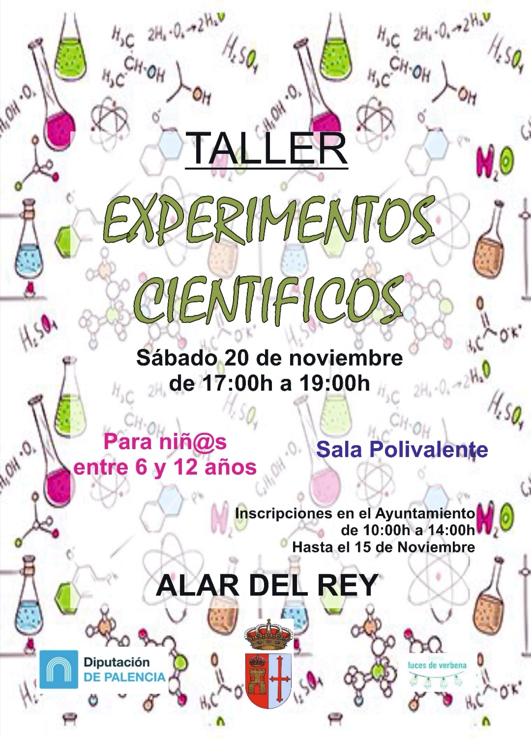 ¡TALLER – EXPERIMENTOS CIENTÍFICOS!