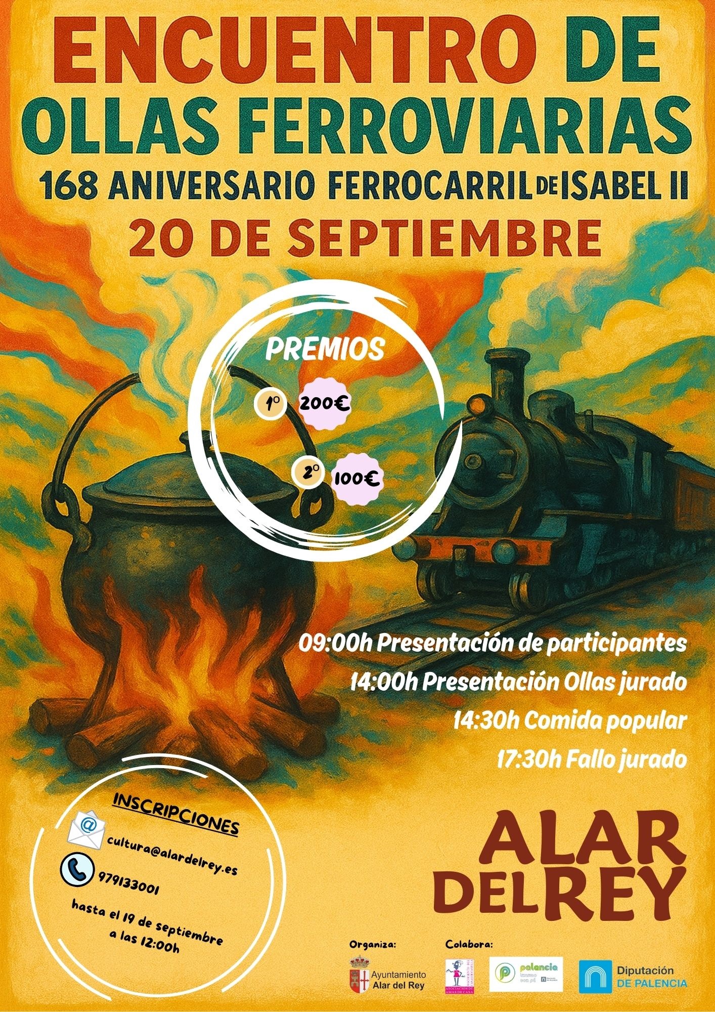 168 ANIVERSARIO DEL FERROCARRIL DE ISABEL II – ENCUENTRO OLLAS FERROVIARIAS
